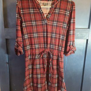 Lily rose plaid dress